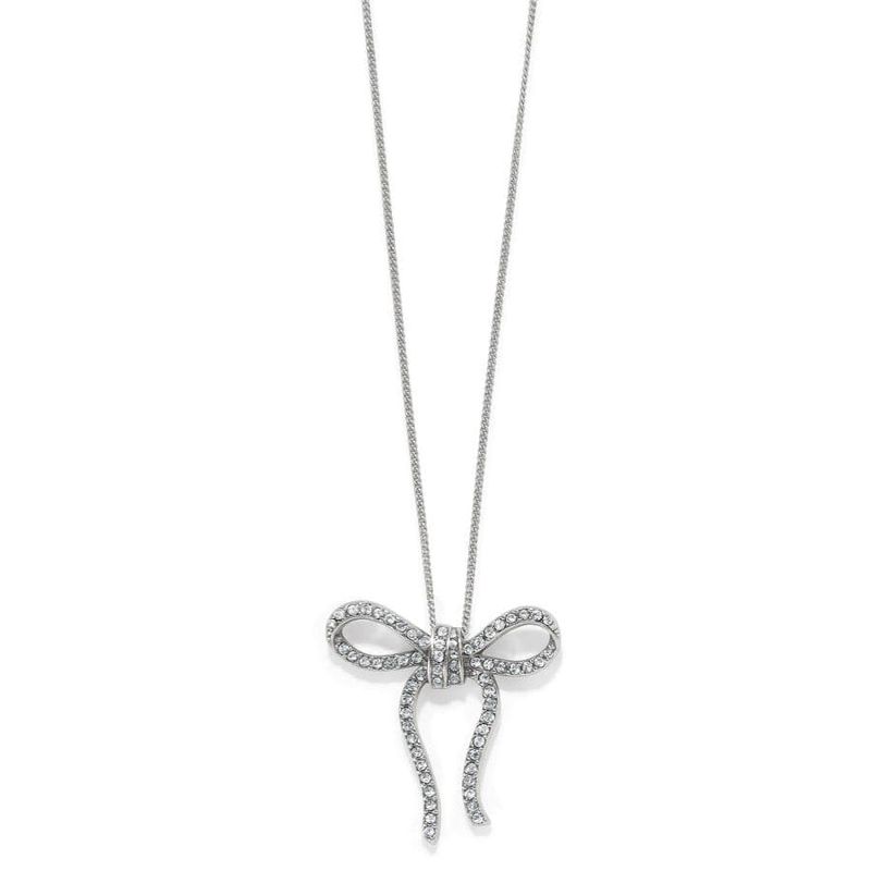 Brighton Illumina Bow Necklace- Silver
