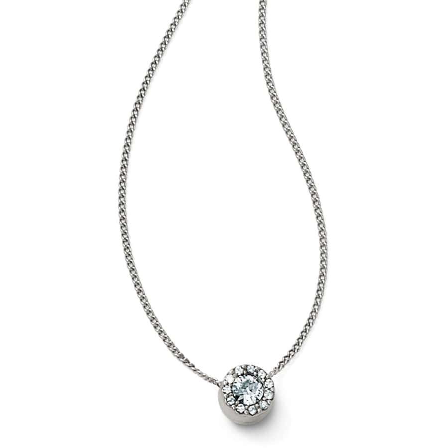 Brighton Illumina Solitaire Necklace-Silver
