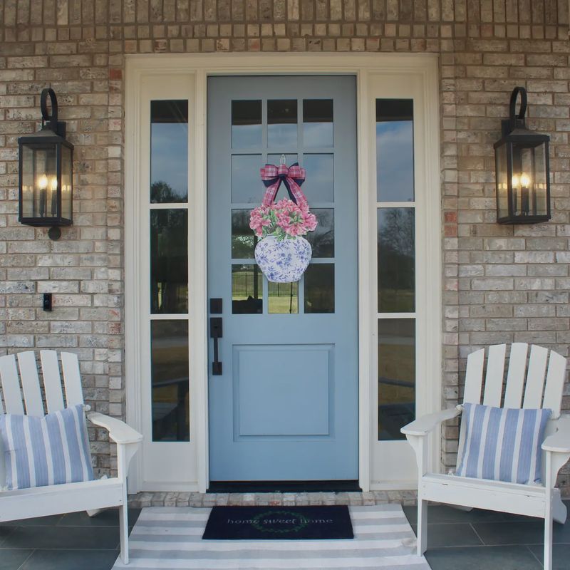 Front Porch Elegance Azaleas in Bloom- Door Hanger