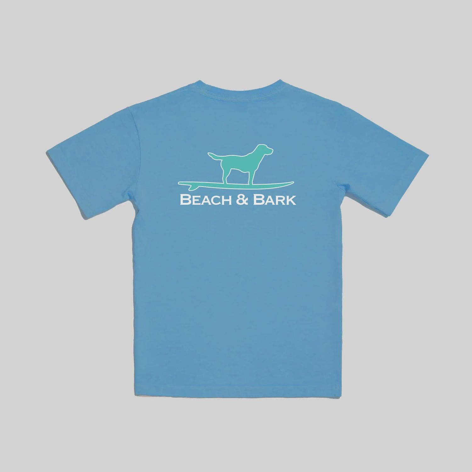 Kids Beach &amp; Bark Short Sleeve Tee Shirt Azure