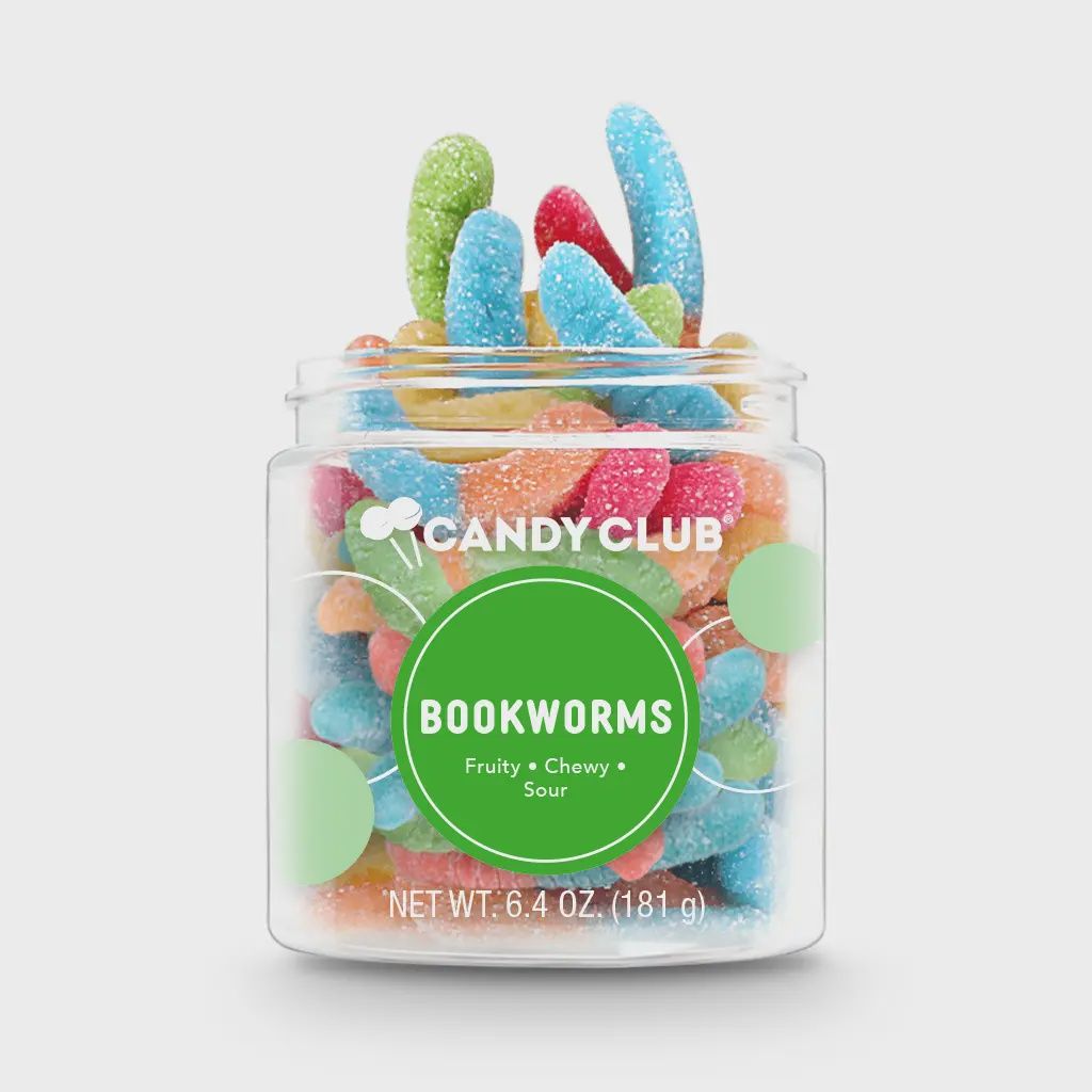 Candy Club Bookworms Gummy Worms