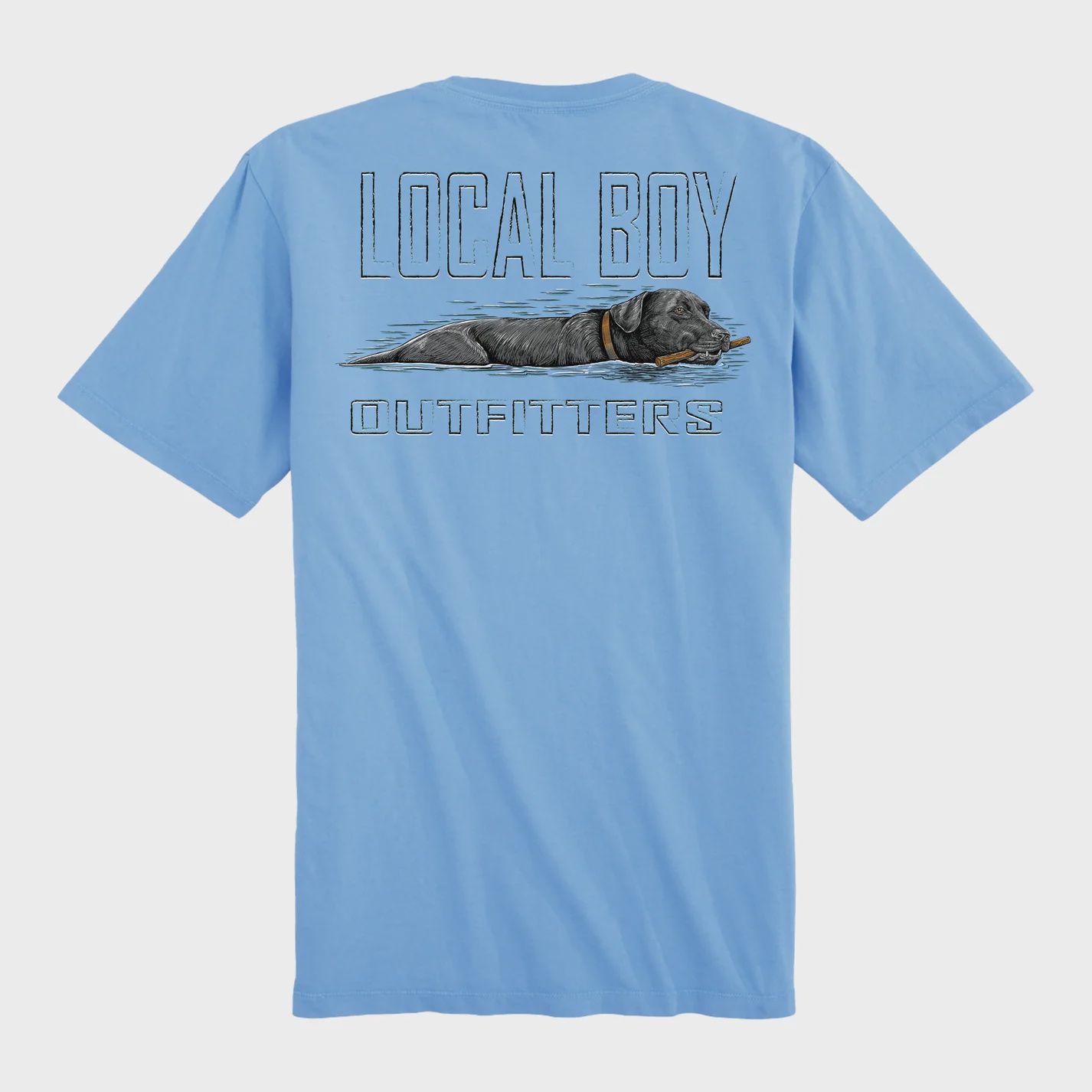 Local Boy Outfitters Fetch Black Lab T-Shirt