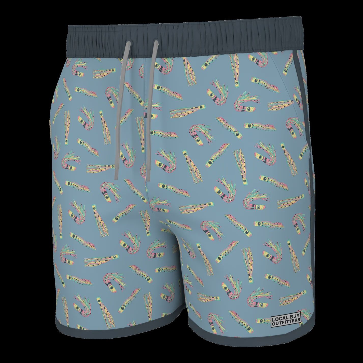 Local Boy Outfitters Trolling Lures Wando Swim Trunk