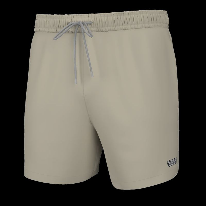 Local Boy Outfitters Khaki Bayview Swim Trunk