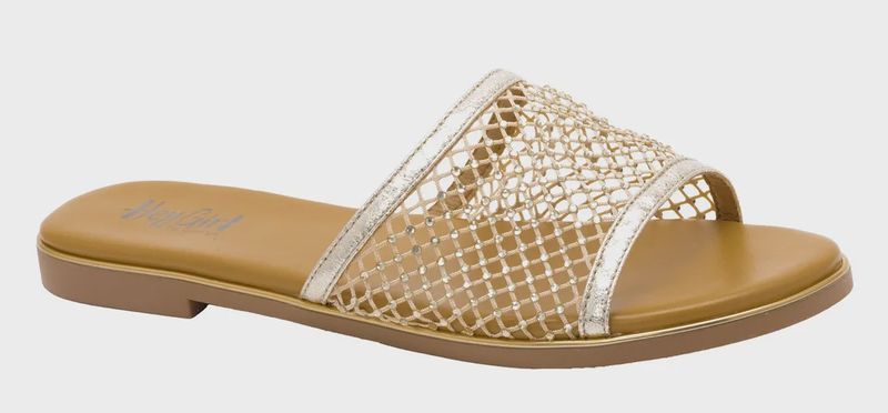 Corkys Gold Just Meshin With Ya Sandal