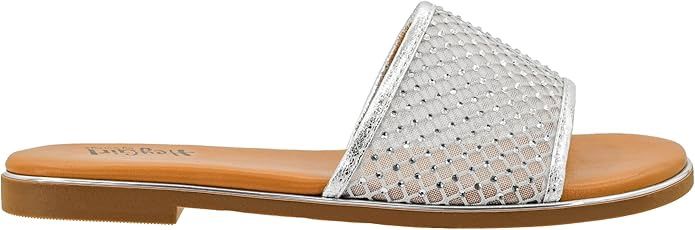 Corkys Silver Just Meshin With Ya Sandal