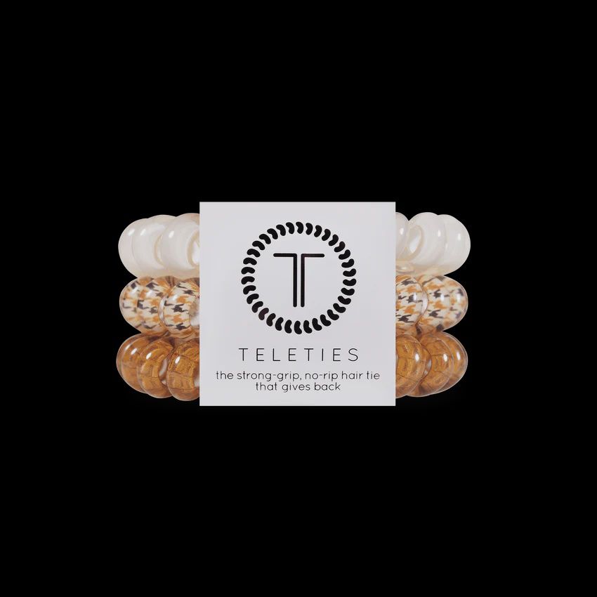 Teleties Large Hair Ties, Collection: Up Stage Beige