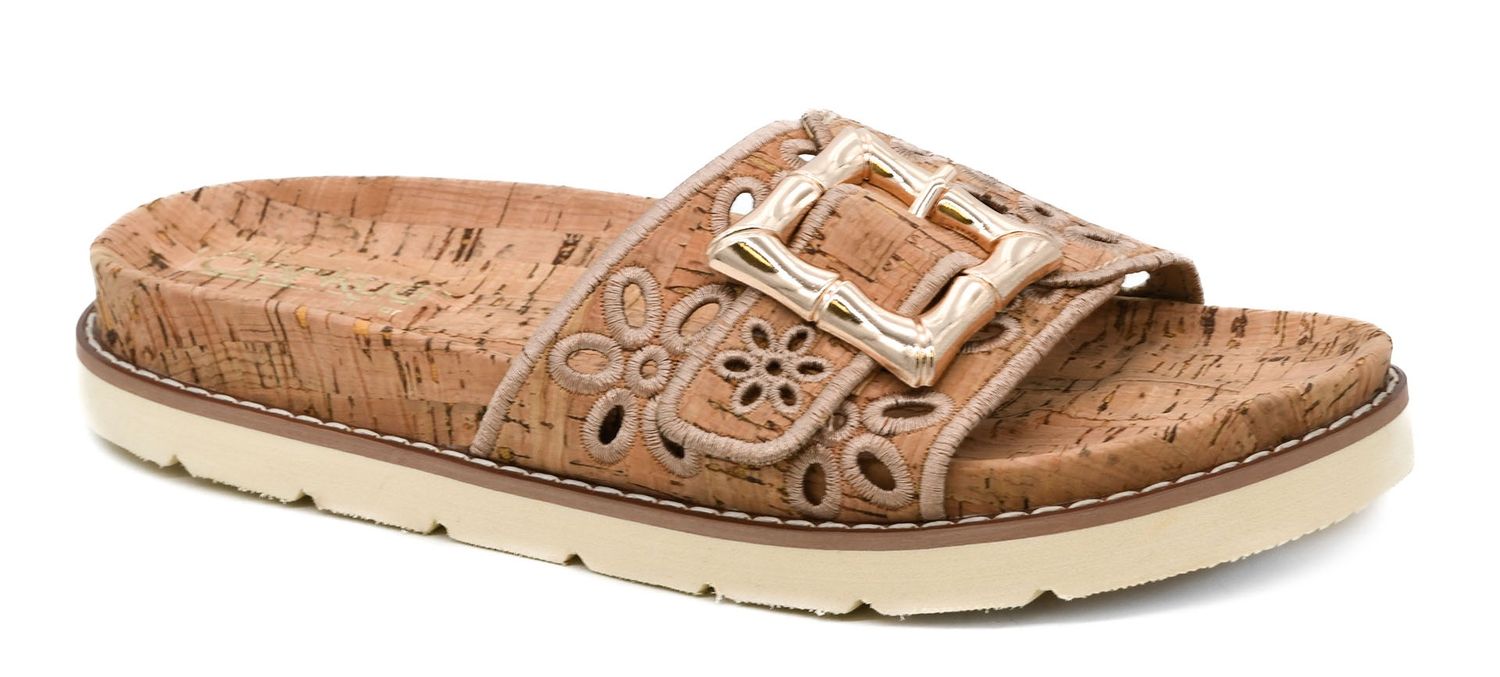 HeyGirl by Corkys Slid In My DM Sandal- Cork