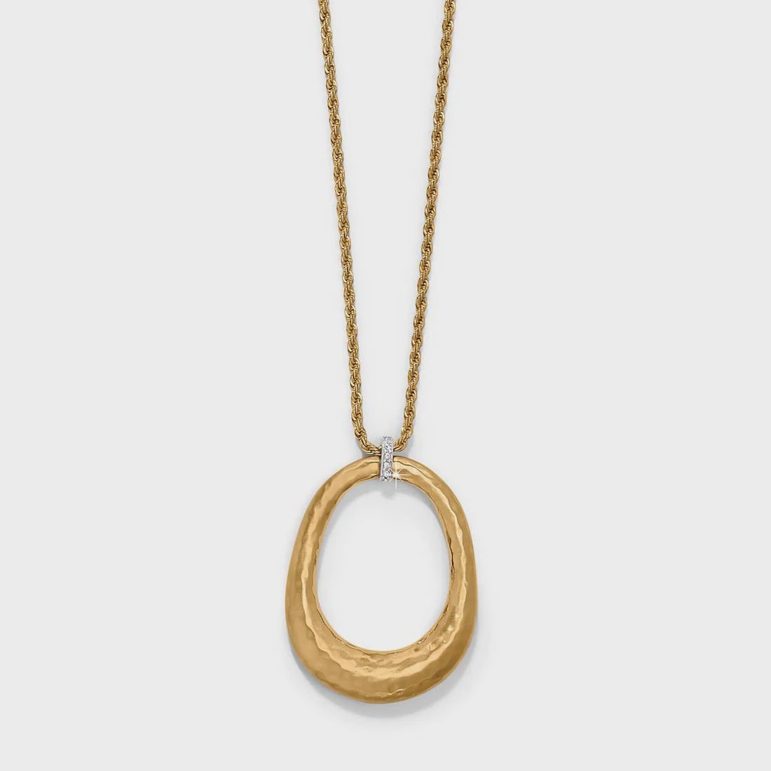 Brighton Meridian Geo Open Ring Pendant Necklace