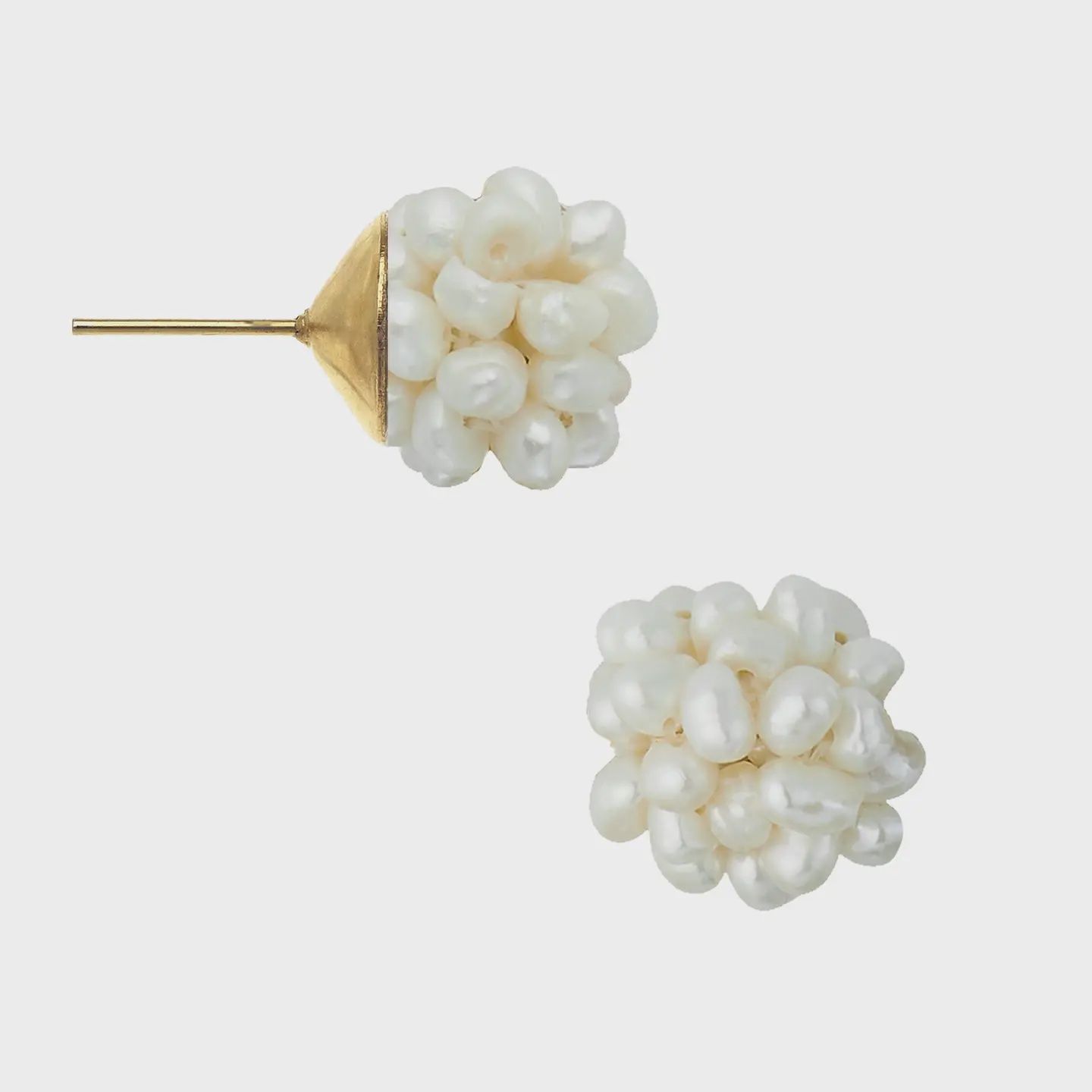 Susan Shaw Pearl Cluster Studs
