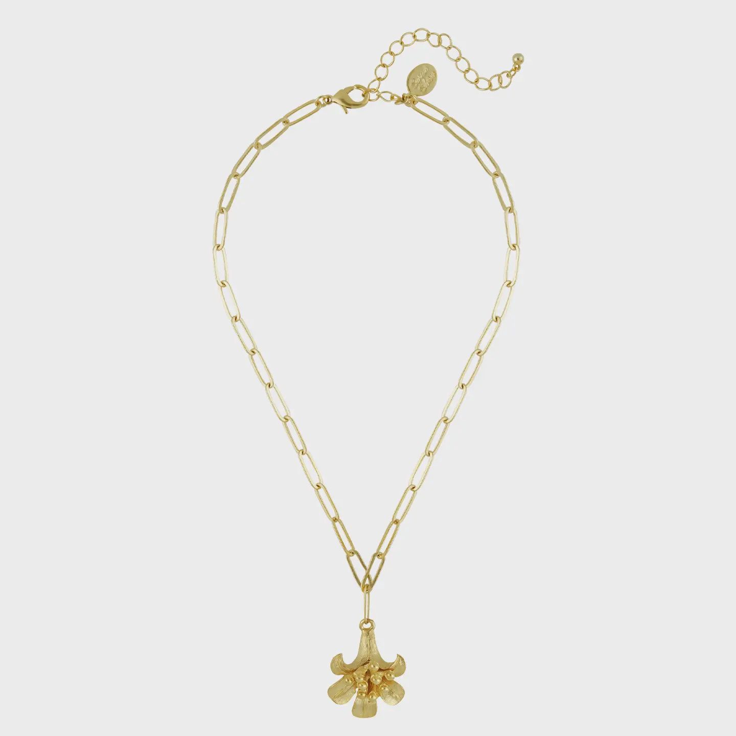 Susan Shaw Lily Paperclip Necklace