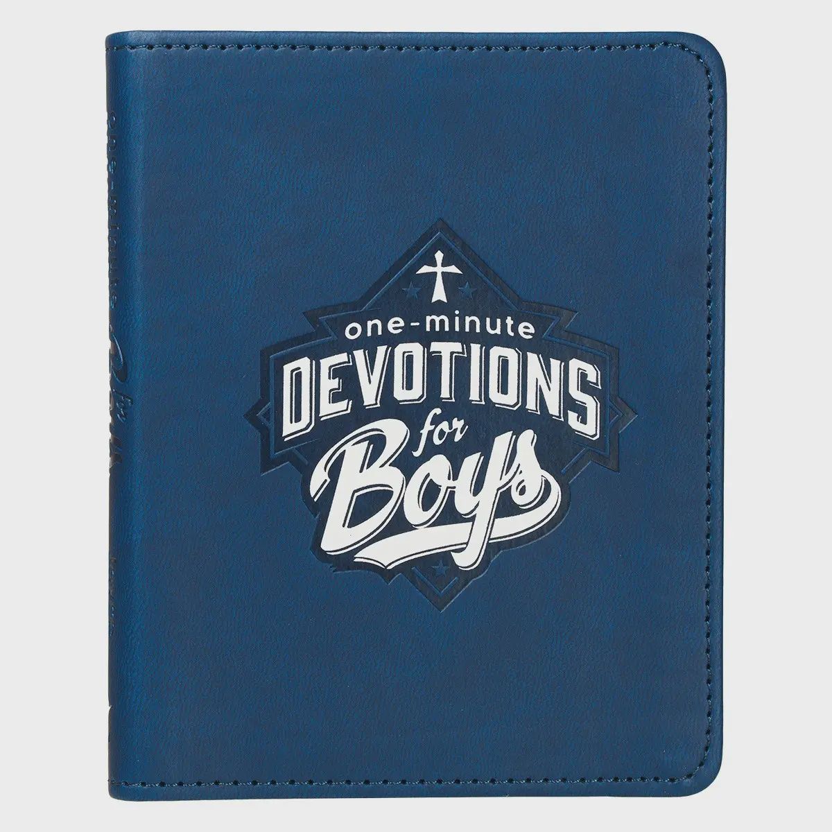 Christian Art Gifts One-Minute Devotions For Boys Faux Leather