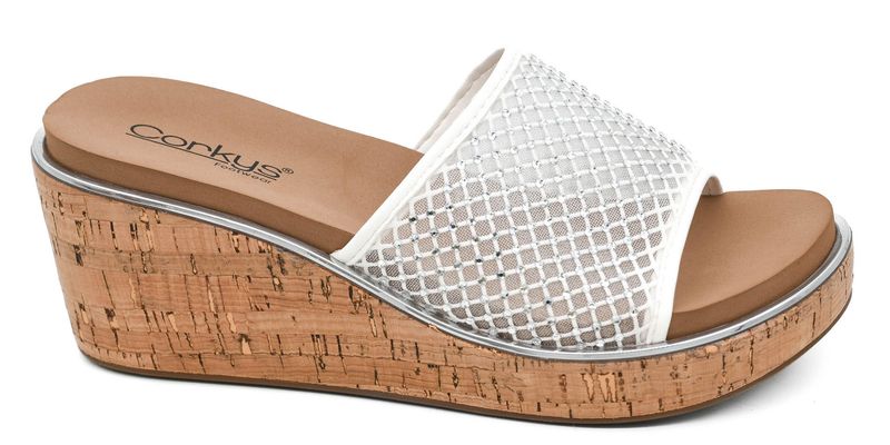 Corkys Lets Mesh Around Wedge- White