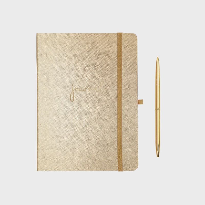 Lily Pulitzer Journal with Pen- Gold
