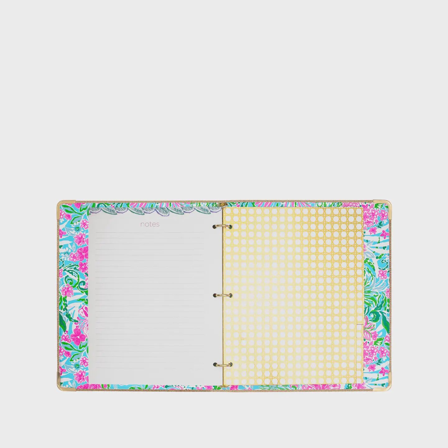 Lilly Pulitzer Luxe Binder with Pouch