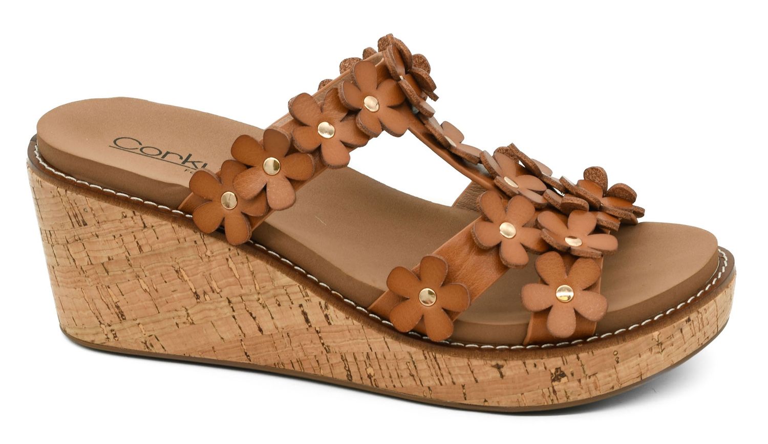 Corky&#39;s  Mic Drop Sandals - Cognac