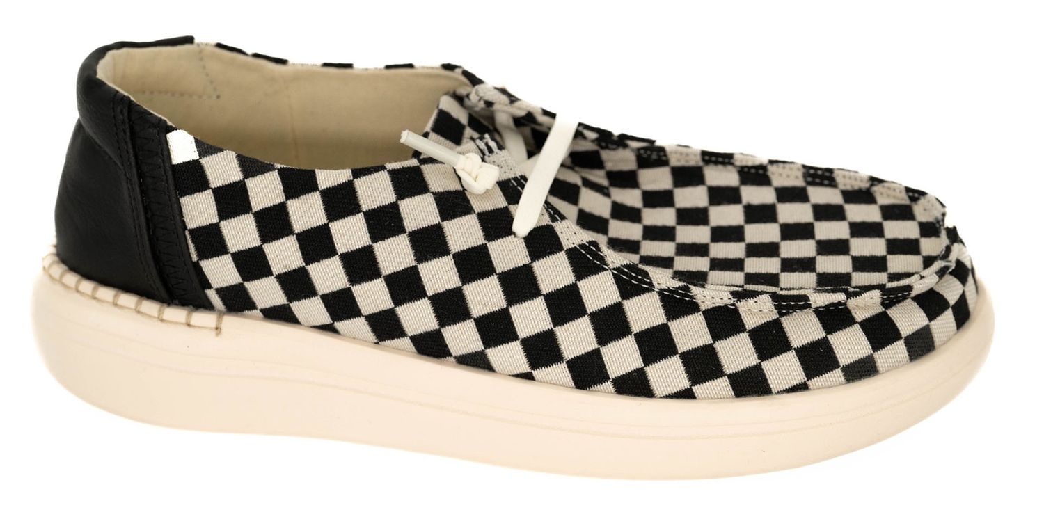 Corkys Kayak 2- Black White Check