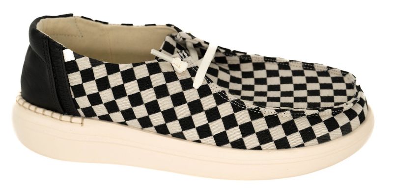 Corkys Kayak 2- Black White Check