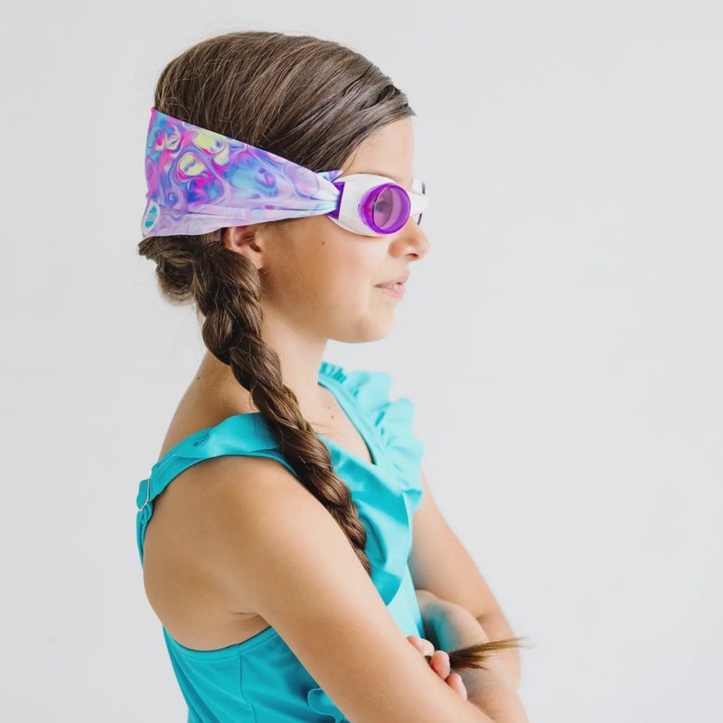 Splash Swim Goggles Pastel Swirl Swim Goggles