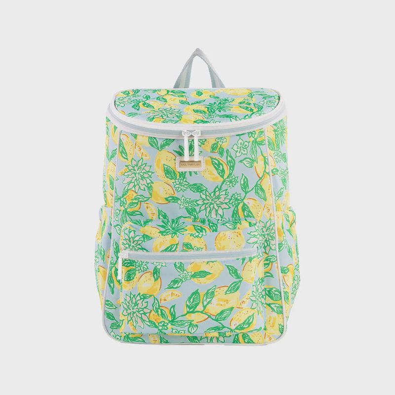 Lilly Pulitzer Backpack Cooler-Make Lemonade