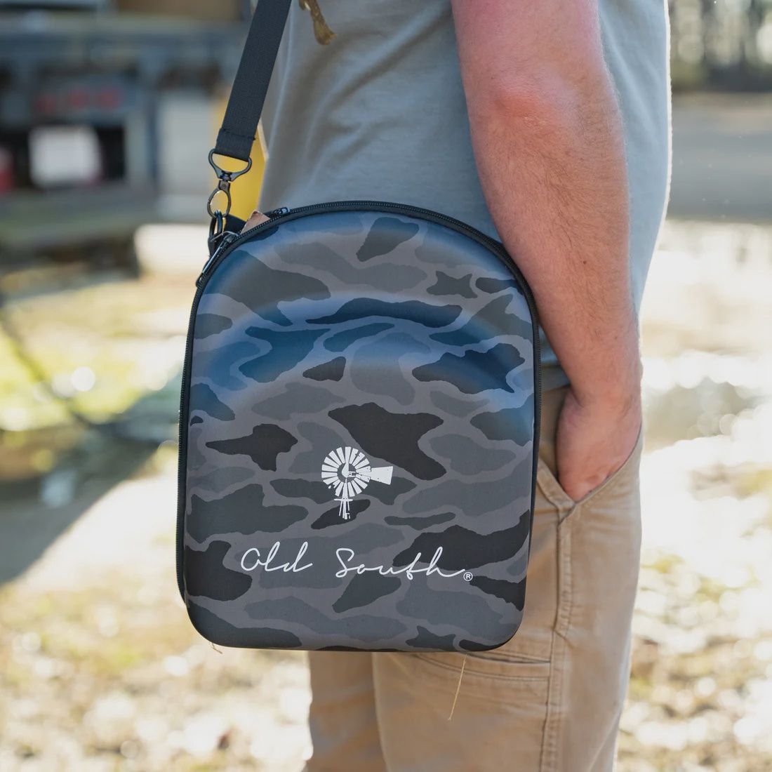 Old South 6 Hat Travel Case - Blackout Camo