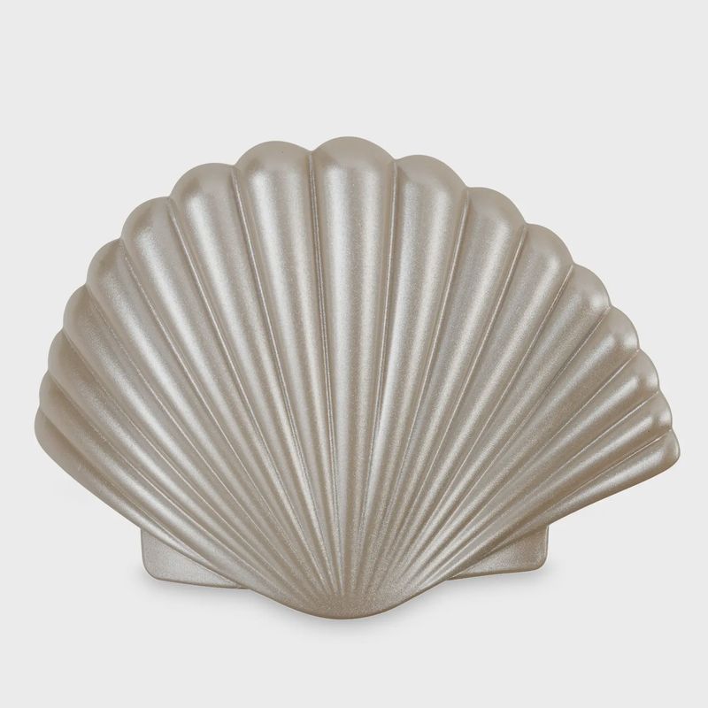 Teleties Shimmering Shell -Large - Flat Hair Clip