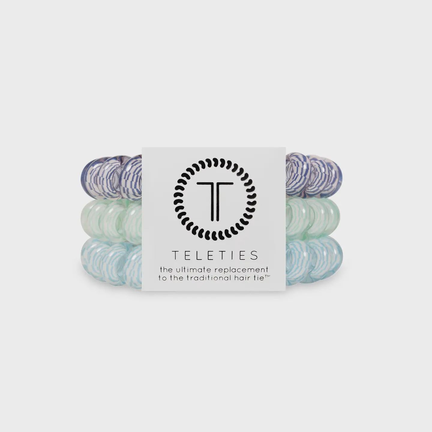 Teleties Spiral Hair Coil -Large- Totally Turquoise