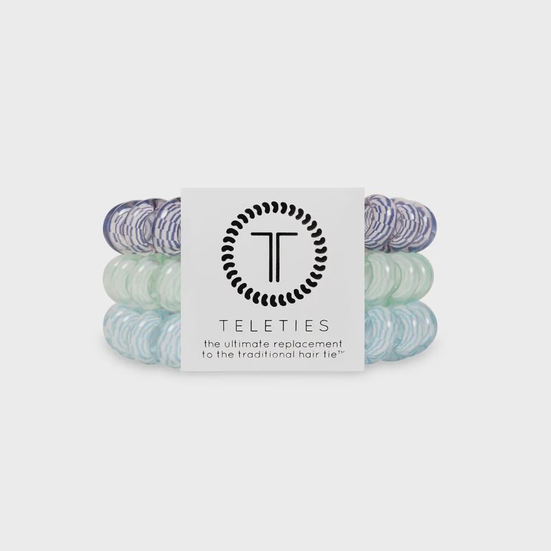 Teleties Spiral Hair Coil -Large- Totally Turquoise