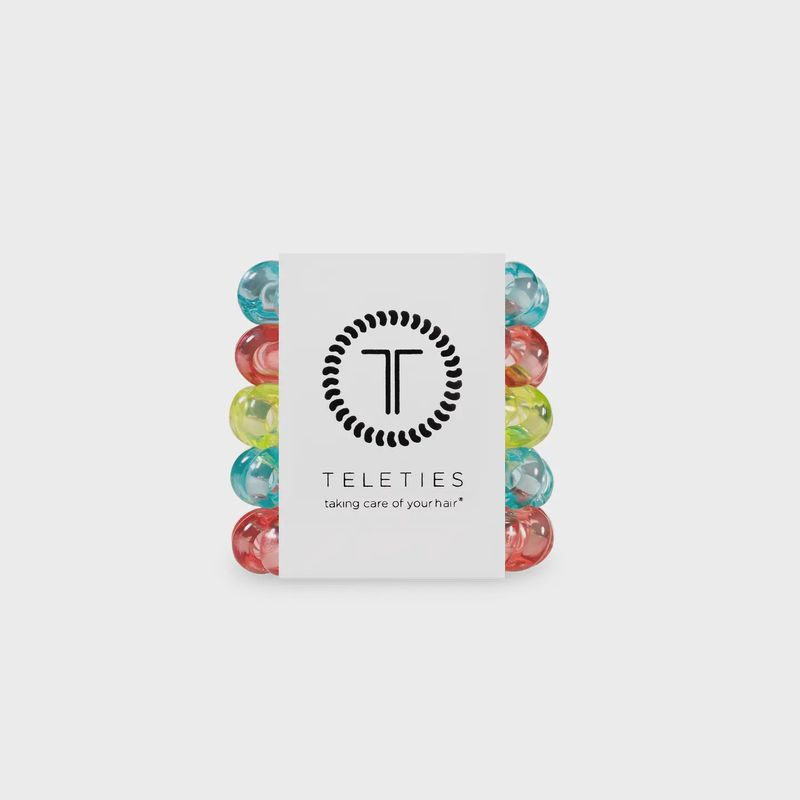 Teleties Spiral Hair Coils - Tiny - Summer Brights Hair Ties