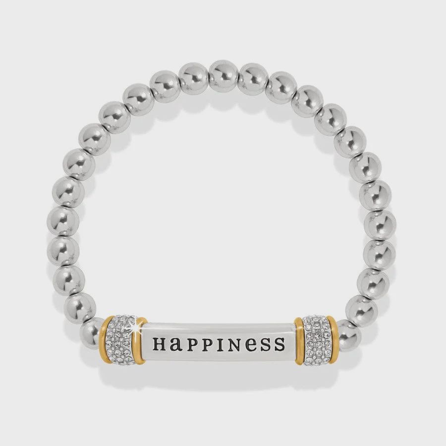 Brighton Meridian &quot;Happiness&quot; Two Tone Stretch Bracelet