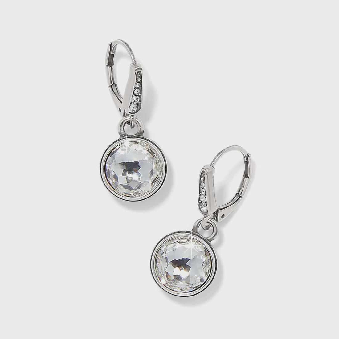 Brighton Meridian Aurora Leverback Earrings- Silver