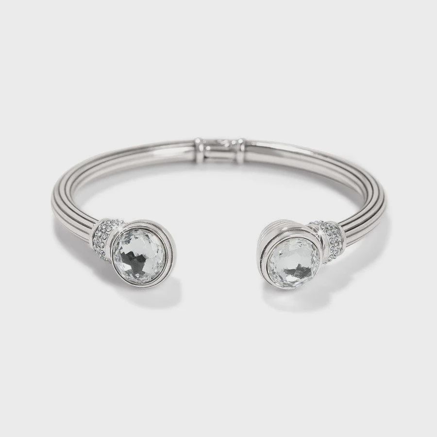 Brighton Meridian Aurora Petite Hinge Bangle- Silver