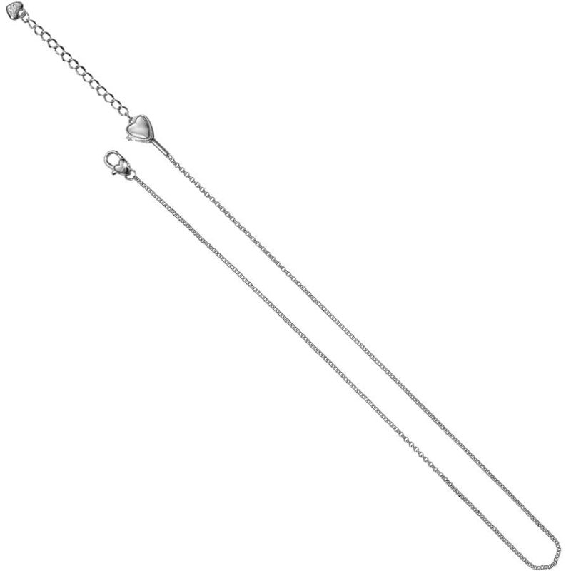 Brighton Silver Vivi Delicate Short Charm Necklace