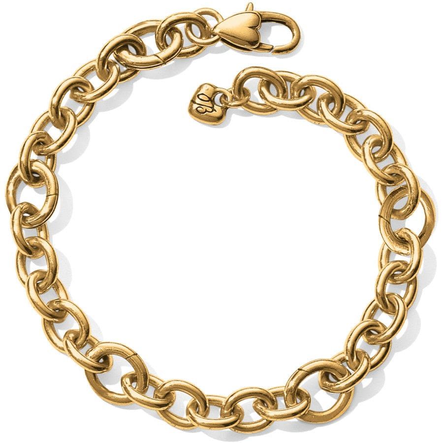 Brighton Gold Luxe Link Charm Bracelet