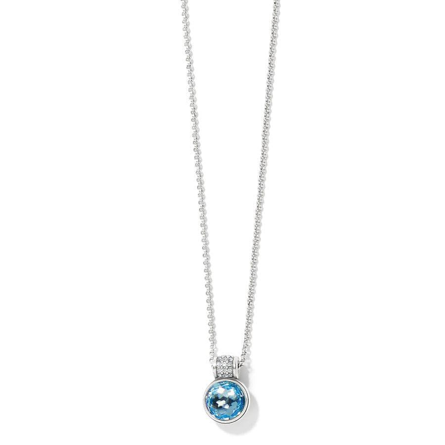 Brighton Aquamarine Meridian Aurora Crystal Petite Necklace
