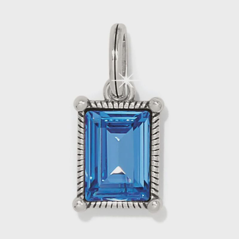 Brighton Silver-Ice Blue Cristela Color Amulet