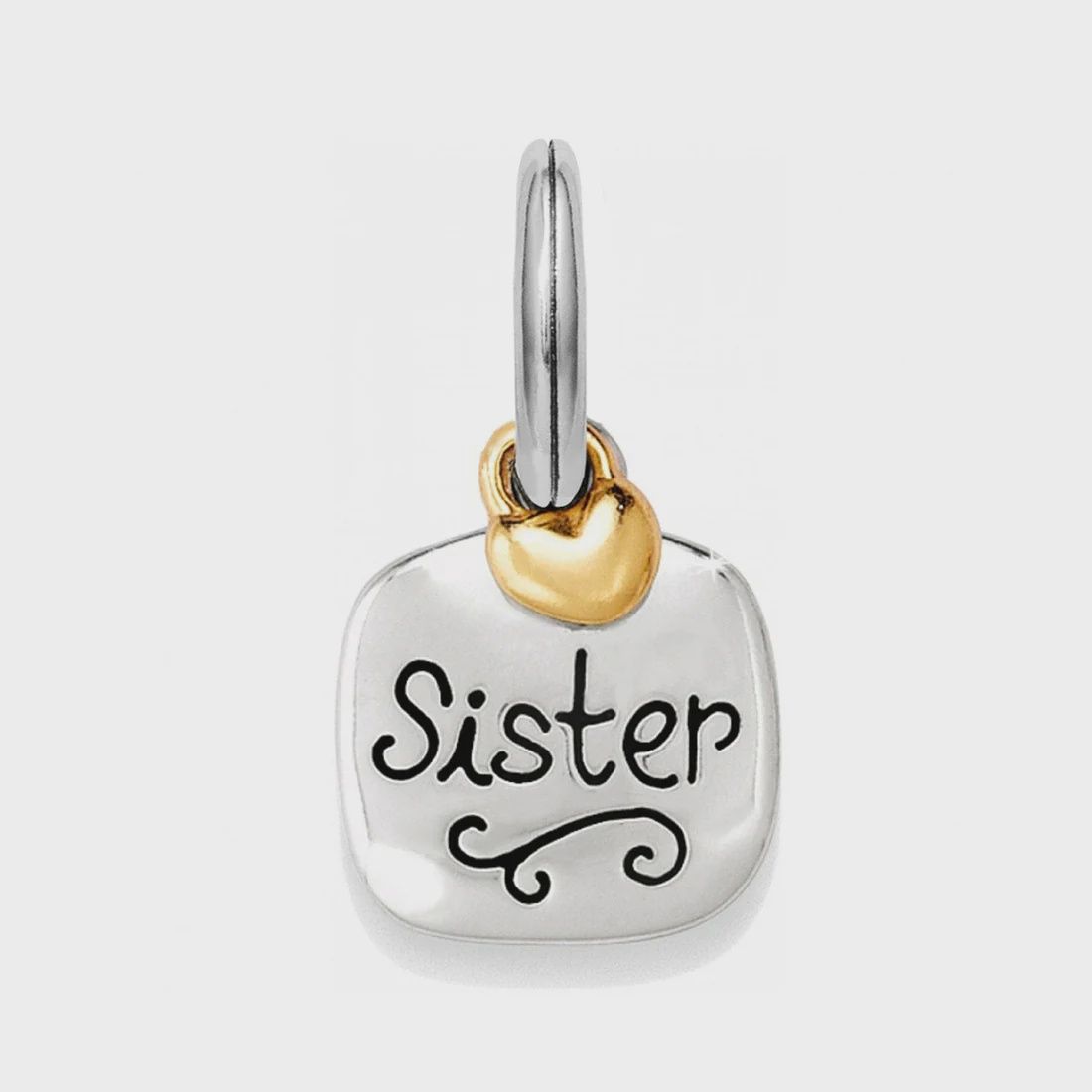 Brighton Silver-Gold Sister Sister Charm