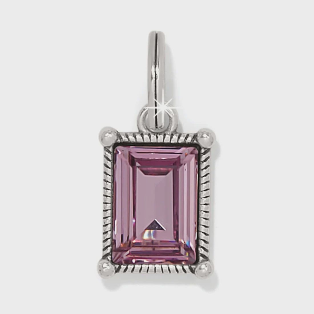 Brighton Silver-Light Amethyst Cristela Color Amulet