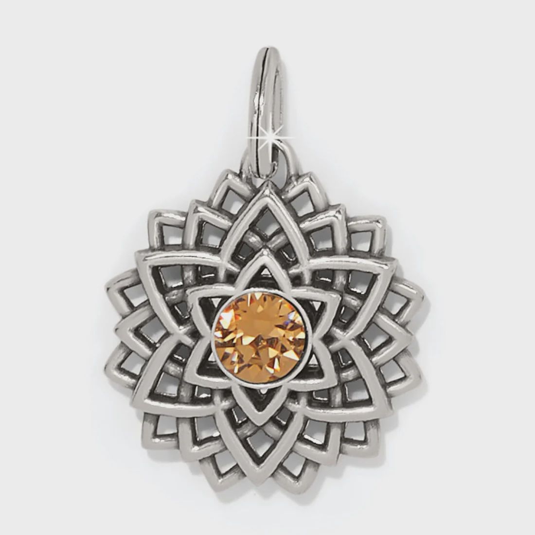 Brighton Silver Topaz Serenity Amulet