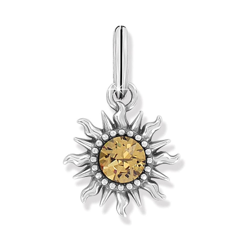 Brighton Silver-Topaz Summer Sun Charm