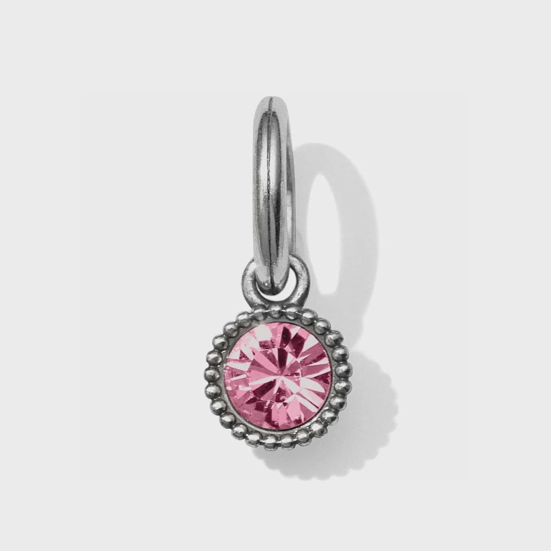 Brighton October Light Rose Glitz Birthstone Amulet