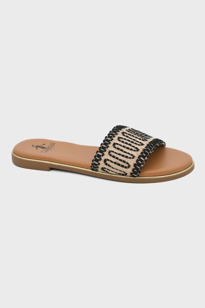 Corkys Here For A Good Time Sandal- Black