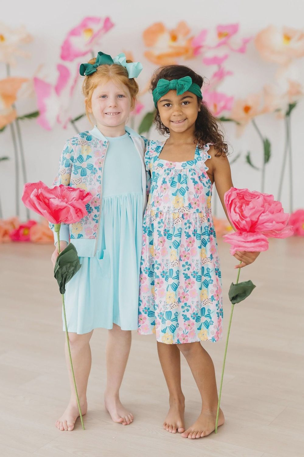 Mila and Rose Floral Garden Shimmer Jacket