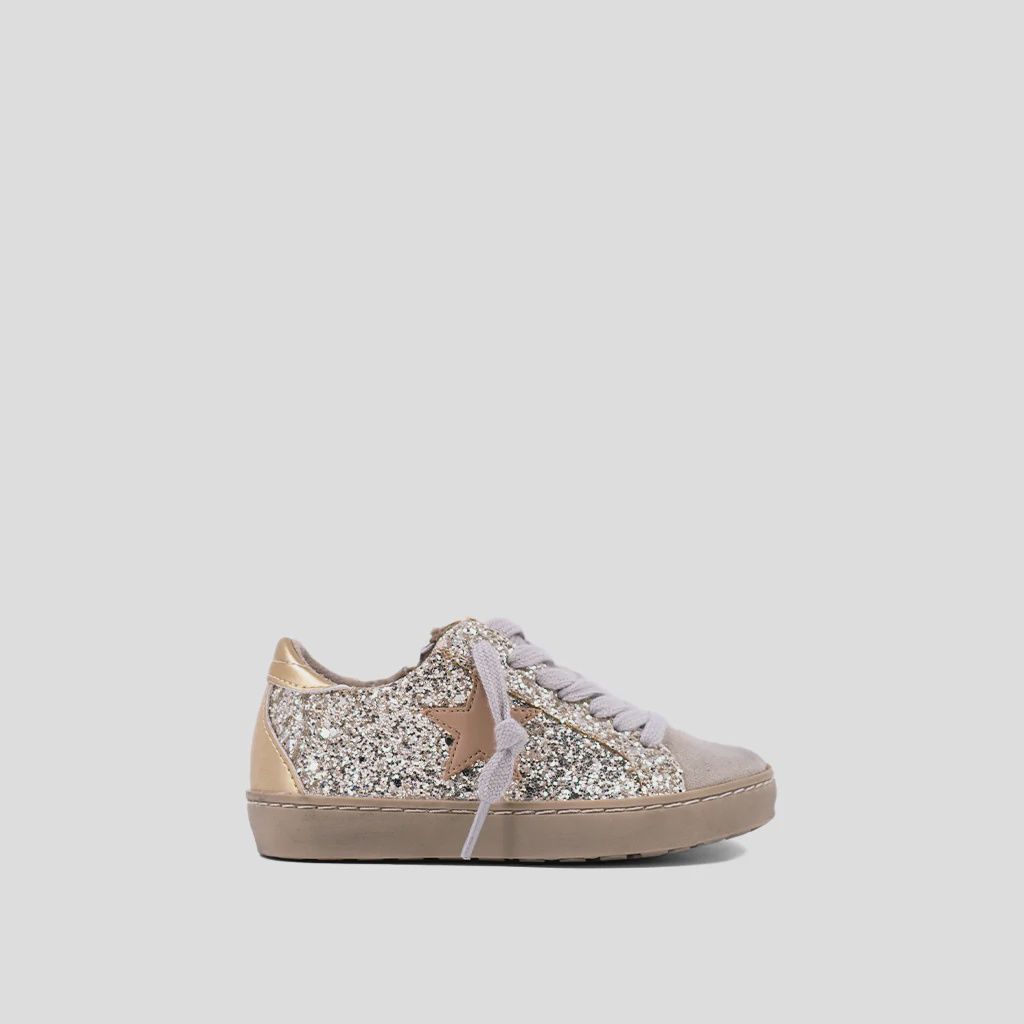 Shu Shop Paula Mini Sneaker- Sterling Glitter