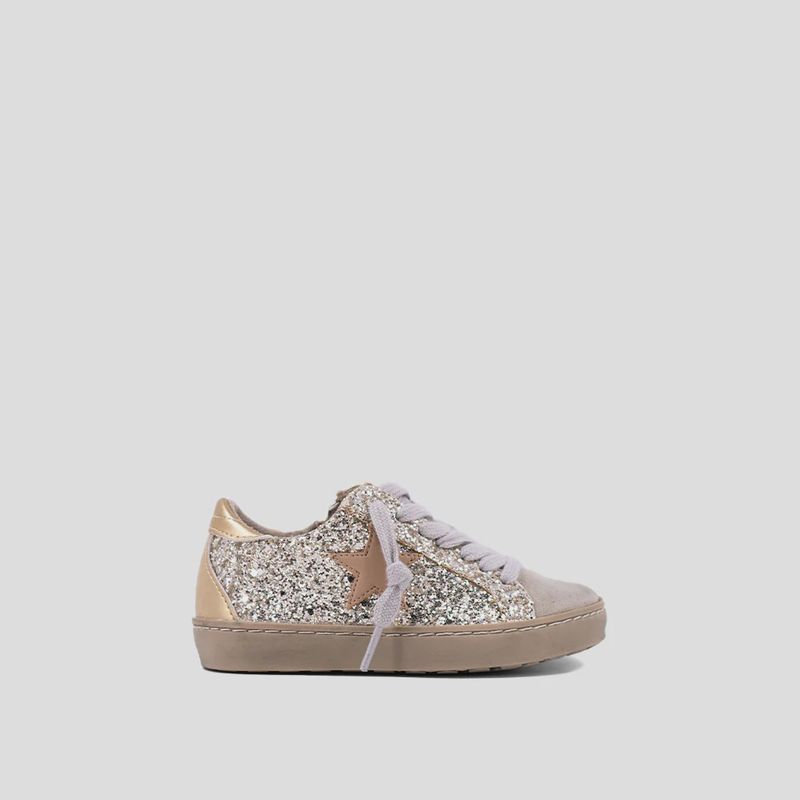 Shu Shop Paula Mini Sneaker- Sterling Glitter
