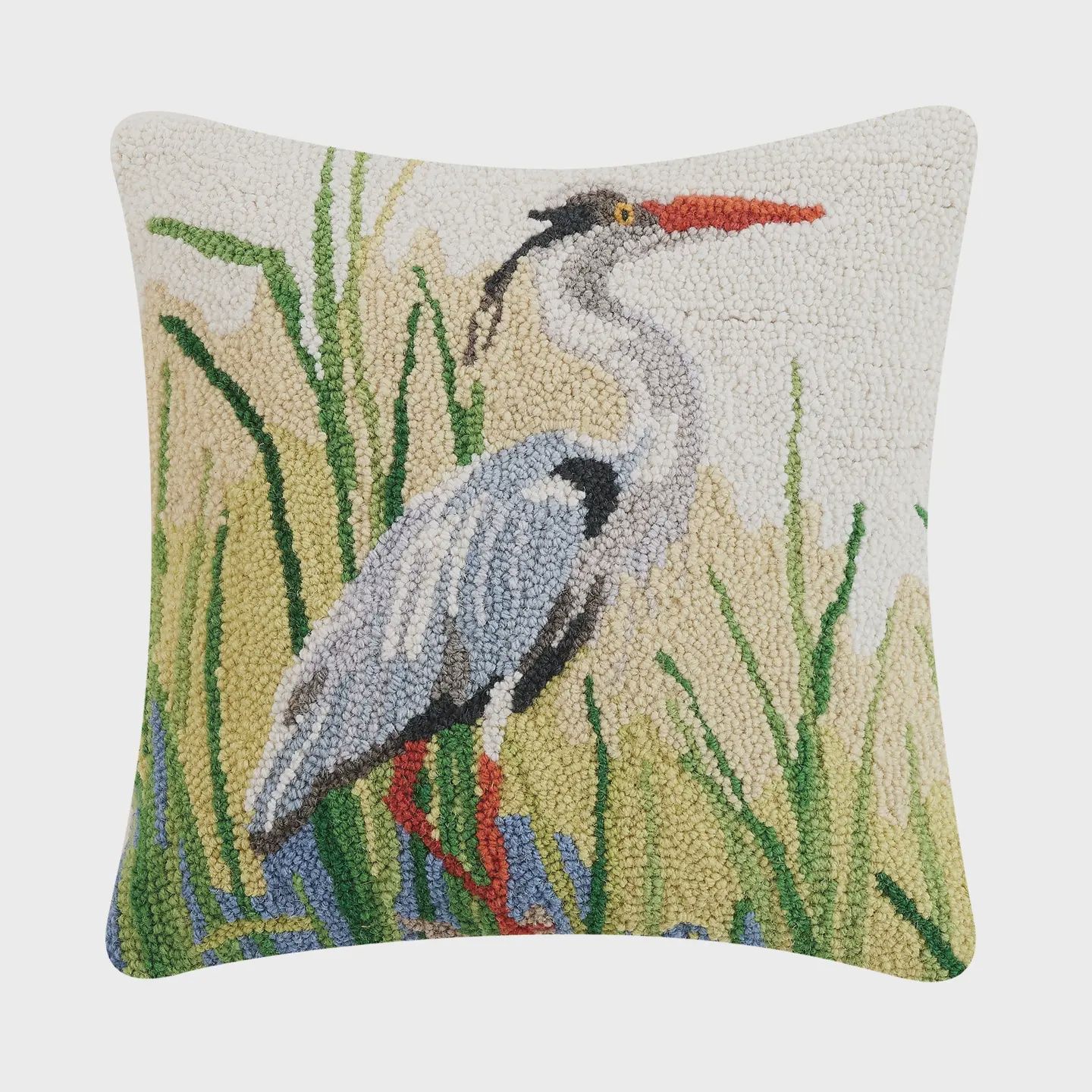 Peking Handicraft Great Blue Herons Hook Pillow - Sally Eckman Roberts
