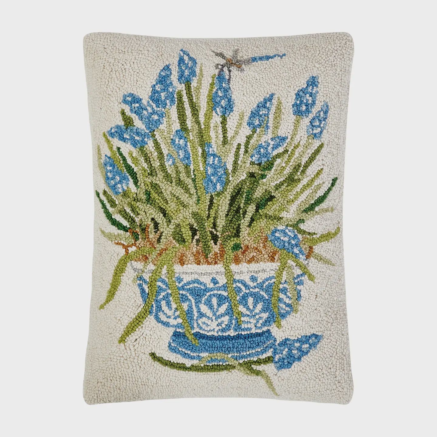 Peking Handicraft Hyacinth-Bowl Hook Pillow - Mary Lake Thompson