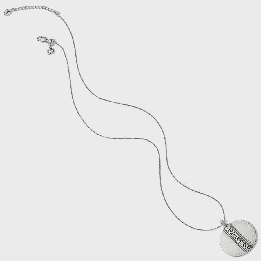 Brighton Mingle Disc Necklace- Silver