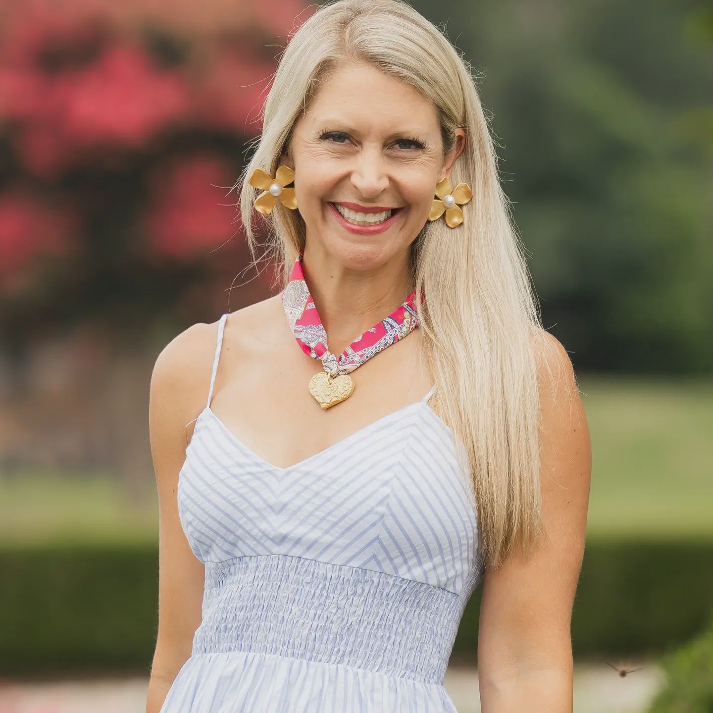 Hidden Truth Jewelry  Hot Pink Scarf with Heart