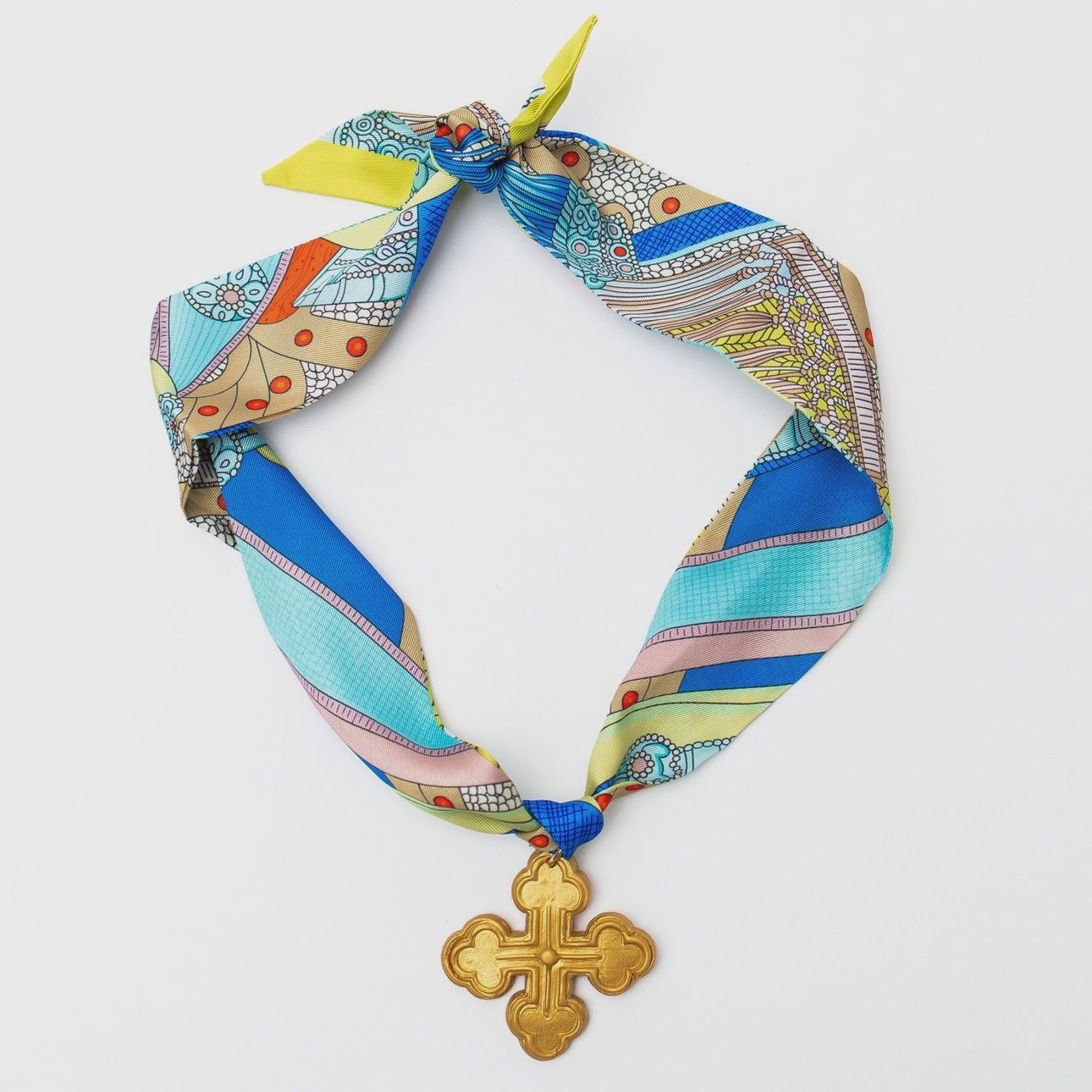 Hidden Truth Jewelry Multicolored Scarf with Megan Cross